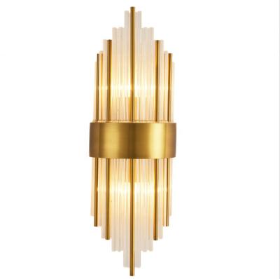 China Modern high quality hot sales wall room crystal wall lights customer recommended luxury wall lamp for sale