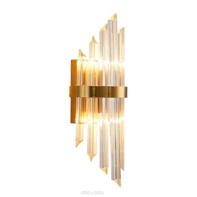 China Modern High Quality Modern Wall Lighting Hot Sales Wall Light Gold Customer Recommended Modern Metal Glass Wall Light for sale