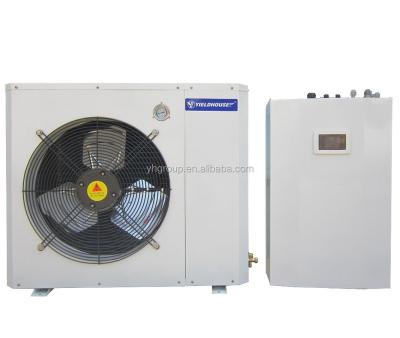 China Extremely -25C Winter Floor Heating Outdoor Cold Room 100~300sq Meter Villa Split EVI Technology .12kW/19kW/35kW Heat Pump Air To Water Heater for sale