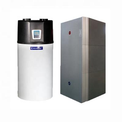 China 2.8KW~3.8KW outdoor monoblock type with water tank high temperature air source heatpump air to water heat pump water heaters for sale