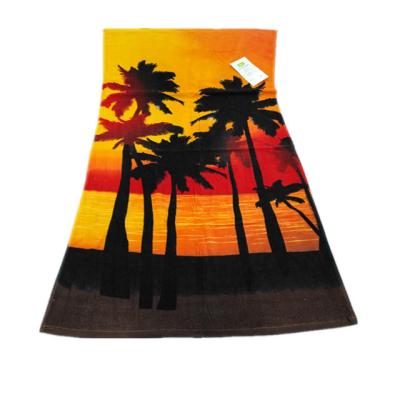 China Promotional Cheap Wholesales Sublimation Jacquard Sand Cotton Beach Towel Promotional Turkish Woven Free Custom Printed 100% Free Custom Logo Stylish for sale