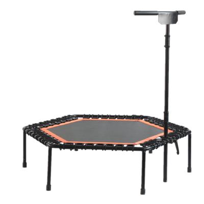 China Safe Mini Size Single Bungee Trampoline Professional Gymnastic Or Home Workout Jumping Trampoline Without T Bar Handle for sale