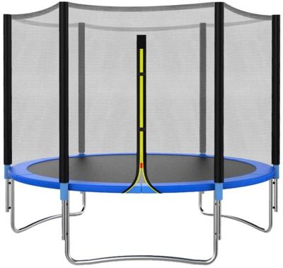 China With Bed 8ft 10ft Jumping Trampolines Net Outdoor Kids Trampoline Park Trampolines For Kids Adults With Safe Enclosure for sale