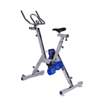 China Rehab Hotel Resorts Fitness Stainless Steel Swimming Pool Rider Exercise Aqua Cycle Water Bike for sale