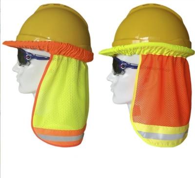 China Summer EXPORT ventilation cool breathable helmet BUST HELMET reflective warm fluorescent reflective shade tent for sale