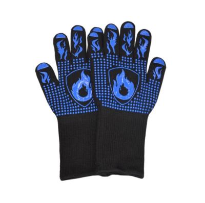 China 932F Extreme Heat Resistant Safety BBQ Oven Heat Resistant Gloves Welding Glove For Grilling Cooking Baking for sale