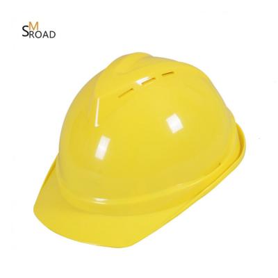 China Industry Construction Site Worker Thicken Industrial Hard Hat Blue White Red Yellow ABS Hard Hat for sale