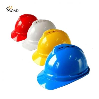 China Various Industry Colors Available HDPE Or ABS Engineering Materials V Type Safety Helmet Specifications for sale