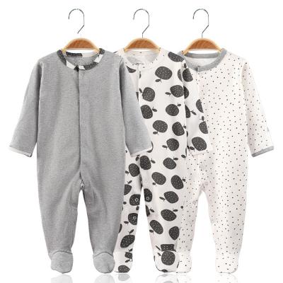 China Pinting Spring Breathble Yilitu Cozy Winter Soft Breathable Organic Cotton With Feet Baby Onesie for sale