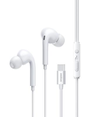 China In Ear Earphone MOTIVO H13 Invisible Type-c New White Earbuds Wire Control In-Ear Set With Microphone Earplugs Boat Headphones Suitable For Type-c for sale