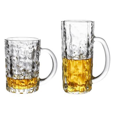 China Factory Wholesale Viable Cute Coffee Wine Tea Beer Double Wall Glass Mug for sale