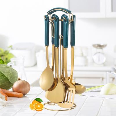 China 2021 New Stainless Steel Kitchen Accessories Shopping Mall Event Gifts Small Viable Custom Logo Cooking Tool Kits for sale