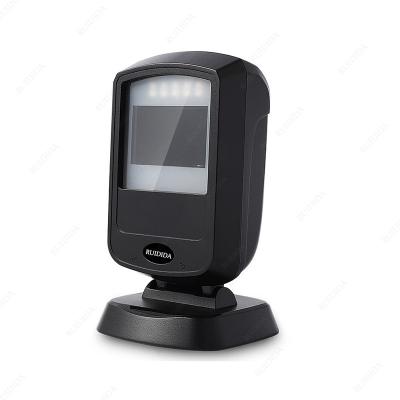 China Supermarket QR Barcode Reader USB Wired1D 2D Desktop Barcode Scanner for Warehouse Supermarket Retail Store for sale