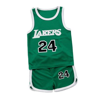 China New and comfortable breathable basketball sportswear for kids for sale