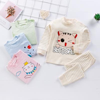 China New Vintage Children's Long Sleeve Home Clothes Baby Underwear Costume For Boys for sale