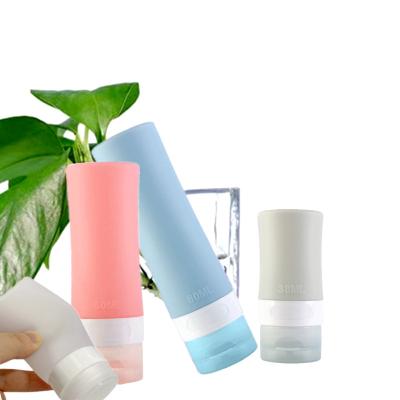 China Home/outdoor/travel/camping/party dispenser etc. Reusable Squeezable Shampoo Bottles Lotion Accessories Travel Size Silicone And Conditioner Shower Bottle For Toiletry for sale