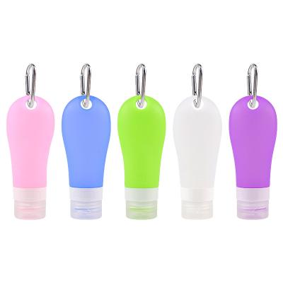 China home/outdoor/travel/camping/party etc. Customize Portable Comfortable No Leak Reusable Amenity Kit Silicone Travel Package Bottle/Bottles For Hand Gel Toiletries Liquid for sale