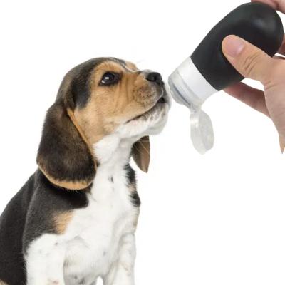 China Personal Care Mini Pet Squeezable Leakproof Travel Reuse 30ml Silicone Squeeze Lotion Travel Portable Small Size Bottles Containers For Dog for sale