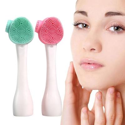 China New Best Selling Anti-Puffiness Amazon Product Private Label Beauty Device Face Wash Brush Massage Silicone Facial Cleansing Brush for sale