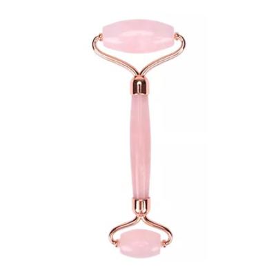 China Factory Price Massage Roller Rose Quartz Massage Roller Jade For Facial Face Massager for sale