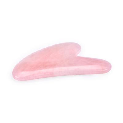 China Hot Selling Massage OEM Beauty Rose Quartz Jade Roller For Face Massage With Box Set for sale