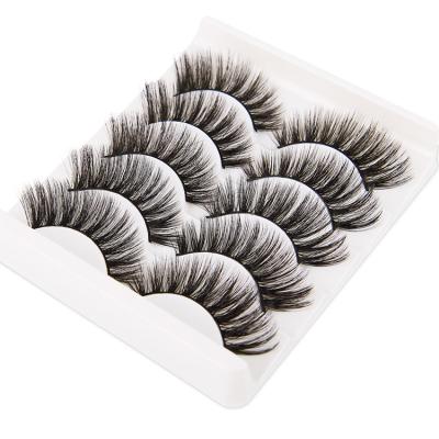 China Hot Sale Wholesale 25-30 Pairs Hair 25Mm Thick Long Times Fake Mink Eyelashes for sale