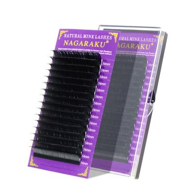 China Competitive Price Durable 16Mm Clear 5D Tape Natural Soft False Mink Eyelashes for sale