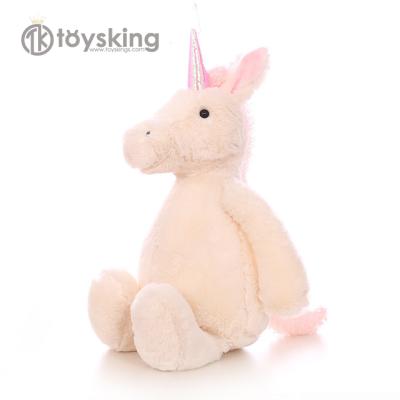 China Furry Unicorn Toys, Gift TK Fluffy Plush Stuffed Pony Doll with Excellent Quality for Wholesale from China Factory for sale