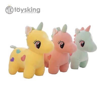 China TK Unicorn Toys Plush Stuffed Animals Unicornio Pelucia Stuffed Super Soft Flexible Plush for sale