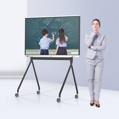 China Meeting 65 75 Inch Interactive Board Touch Led Interactive Classroom And Meeting Room Screen Digital Whiteboard Prices for sale