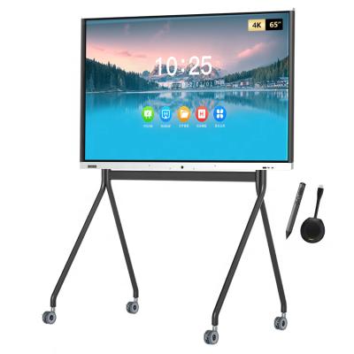 中国 Writing+Painting+Meeting+Advertizing 65 Inch Meeting Anti-Glare Glass Panel 20 Point Touch Screen Interactive Whiteboard Apartment 販売のため