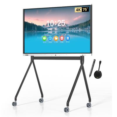 中国 Writing+Painting+Meeting+Advertizing Interactive 75inch All In One School Classroom Stand 86 Inch Business Teaching Touch Screen Interactive Digital Smart Board 販売のため