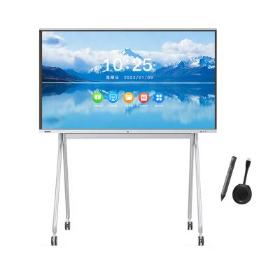 중국 Wholesale School Teaching 65 Inch Classroom Electric 4k LCD Display Multi Touch Screen Educational Flat Panel Smart Interactive Whiteboard 판매용