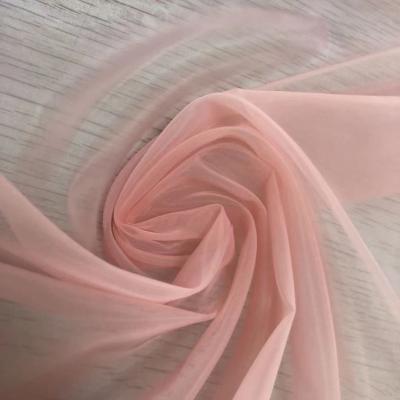 China Factory direct QUICK DRY 20D*20D Delicate Lightweight Organza 100% Nylon Tulle Fabric for Dress and Veil for sale