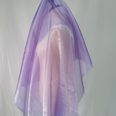 China Wholesale Coustomsized 20D Nylon/Polyester Fabric Sheer Organza Glitter Dress And Clothes for sale