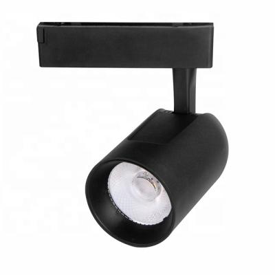 China Modern COB 30W Led Track Light Shop Focus Lamp Spot Retail Lighting Fixtures Spotlights Linear Magnetic Rail Tracking Lamp for sale