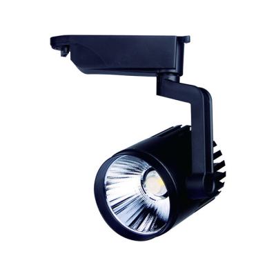 China Modern 20W 30W 36W COB Led Track Light Shop Focus Lamp Spot Retail Lighting Fixtures Spotlights Linear Magnetic Rail Tracking Lamp for sale