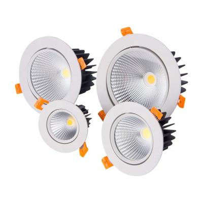 China China Supplier Modern Aluminum Plastic Slim Light Home Cabinet Down Cabinet Housing Led Downlight Frame for sale