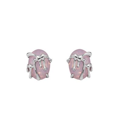 China Wholesale high quality jewelry design s925 niche pin post design original silver simple cool earrings FASHIONABLE cool earrings for sale