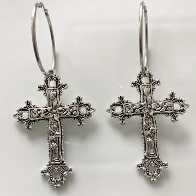 China Hipp Overseas Neo-Gothic Cross Pendant Earrings New Products New Products Gothic Earrings Gift Jewelry for Women and Men for sale