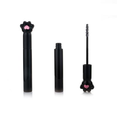 China Custom Empty Round Shape Cat Mascara Tube Container Packaging Paw Unique Plastic Magic Wands Tubes for sale