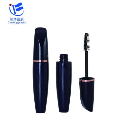 China Olive Wholesale Dark Blue Mascara Bottle Luxury Olive Hair Mascara Tube Empty Container 15ml for sale