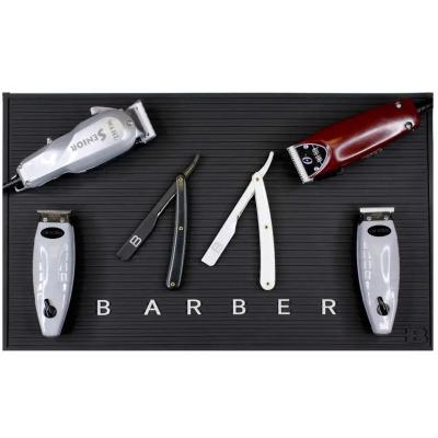 China The Large Outdoor Barber Tool Mat Non-Slip Workstation With Logo for Clippers for sale