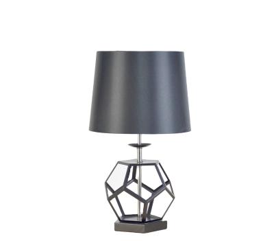 China Modern Durable Geometric Base Metal Construction Design Antique Table Lamps for sale