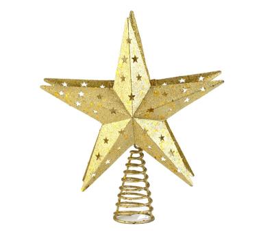 China Modern Hot Sale Star Pentagon Shape Wall Hanging Gold Accent Piece Home Decorative Christmas Decoration for sale