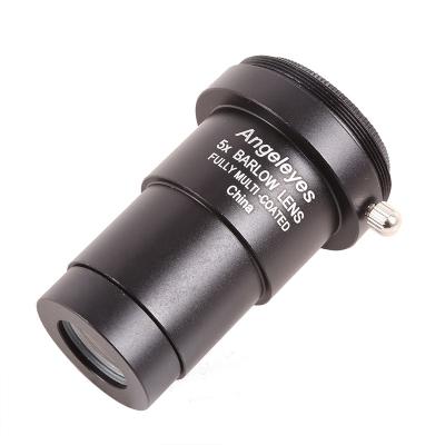 China Angeleyes 5x Barlow Eyepiece Metal Astronomical Telescope 1.25 Inch /31.7mm Big Times Telephoto Eyepiece Plosser for sale