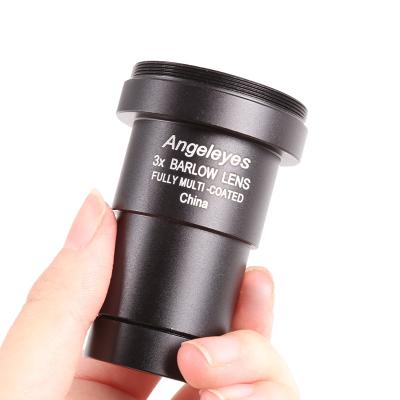 China 1.25 inch /31.7mm Telephoto Eyepiece Metal Angeleyes 3x Barlow Eyepiece Plosser Astronomical Telescope for sale