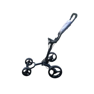 China Aluminum frame with black powder high quanlity 4 wheel golf cart push control cart for saling for sale