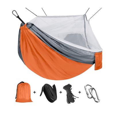 China Adult High Quality Outdoor Mosquito Net 210T Nylon Outdoor Camping Hammock for sale