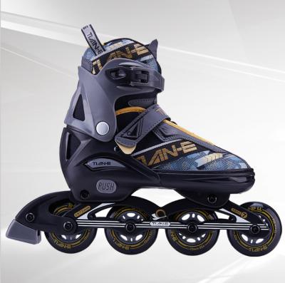 China Amazon Best Selling Sports 4 Wheels PU Roller Skates Active Hot Selling Adjustable Flashing Integrated Shoes For Kids Adults for sale